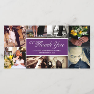 SWEET SCRIPT COLLAGE   BRUILOFT BEDANKT KAART