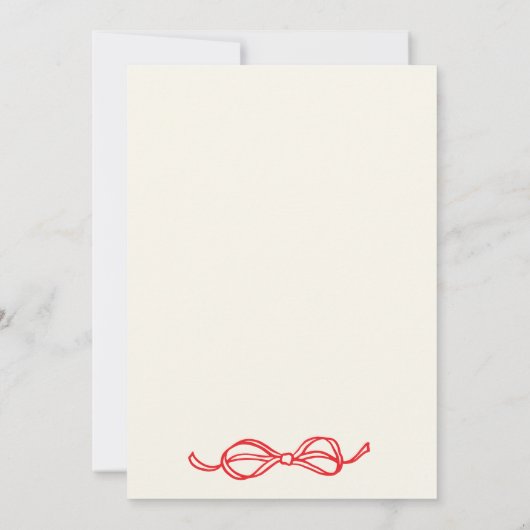 Sweet Script Coquette Bow 21ste Verjaardagsfeest Kaart (Achterkant)