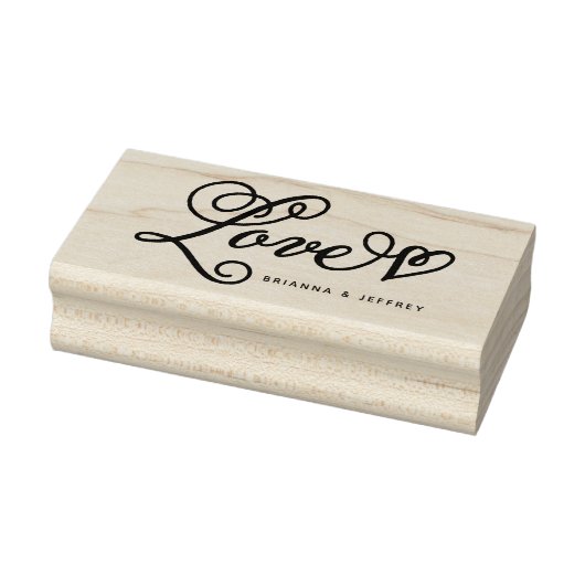 Sweet Script Love Bedankt met jouw tekst Rubberstempel (Stempel)
