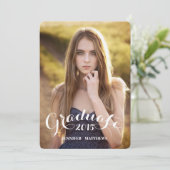 Sweet Script | Oproep van de GraduPartij Kaart (Staand voorkant)