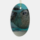 Sweet Seal Keramisch Ornament (Rechts)