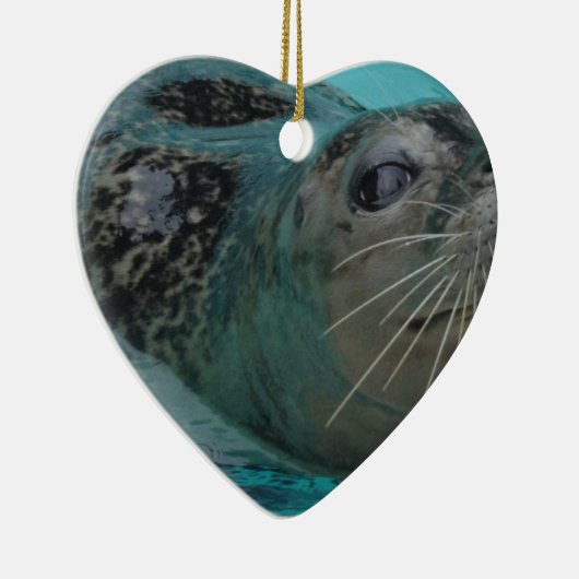 Sweet Seal Keramisch Ornament (Rechts)