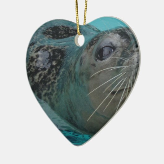 Sweet Seal Keramisch Ornament (Links)
