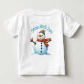 "Sweet Season & Snow Much Fun Christmas Baby T-Shi (Achterkant)