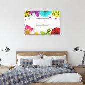 SWEET SENCES Bat Mitzvah Inlogbord Canvas Afdruk (Insitu (Slaapkamer))