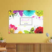SWEET SENCES Bat Mitzvah Inlogbord Canvas Afdruk (Insitu (Woonkamer))