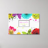 SWEET SENCES Bat Mitzvah Inlogbord Canvas Afdruk (Voorkant)
