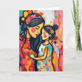 Sweet Sentimental Daughters Day Kaart (Voorkant)