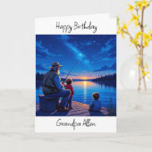 Sweet Sentimental Verjaardag voor opa Kaart (Gele Bloem)