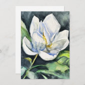 Sweet September Magnolia vakantie Kaart (Voorkant / Achterkant)