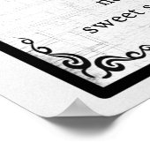 Sweet Serenity of Books - Longmede Quote Poster (Hoek)