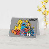 Sweet Sesame Street Pals Kaart (Gele Bloem)