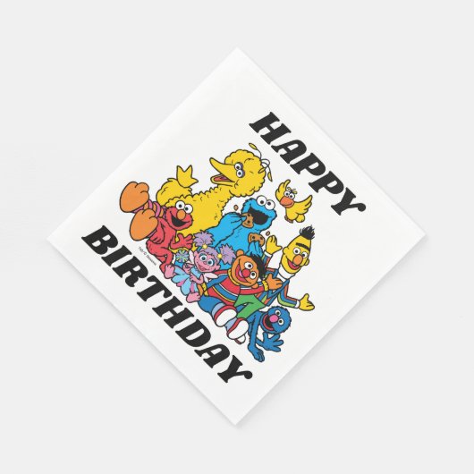 Sweet Sesame Street Pals Servet (Hoek)