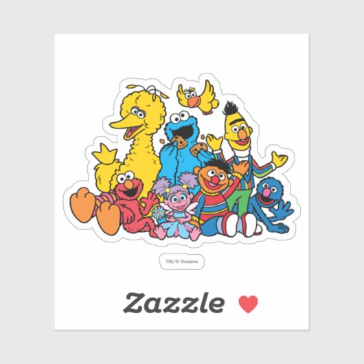 Sweet Sesame Street Pals Sticker (Vel)