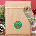 Sweet Sesamstraat | Merry Christmas Gift Label<br><div class="desc">Voeg deze leuke Sesamstraat Vrienden sticker toe aan elk feestgeschenk.</div>