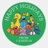 Sweet Sesamstraat | Merry Christmas Gift Label (Voorkant)