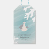 Sweet Shark Baby Cadeaulabel (Voorkant)