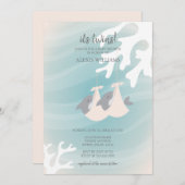 Sweet Shark Baby Kaart (Voorkant / Achterkant)