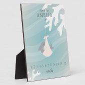 Sweet Shark Baby Milestone Fotoplaat (Zijkant)