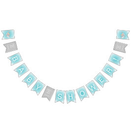 Sweet Shark Baby shower Bunting Banner