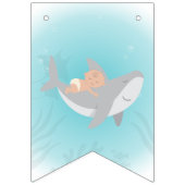 Sweet Shark Baby shower Bunting Banner (Eerste vlag)