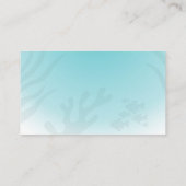 Sweet Shark Baby shower Luier Raffle Informatiekaartje (Achterkant)