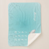 Sweet Shark en Baby Sherpa Blanket Deken (Voorkant)