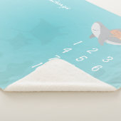 Sweet Shark en Baby Sherpa Blanket Sherpa Deken (3/4)