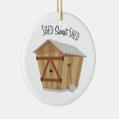 Sweet Shed Keramisch Ornament (Rechts)