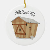 Sweet Shed Keramisch Ornament (Voorkant)