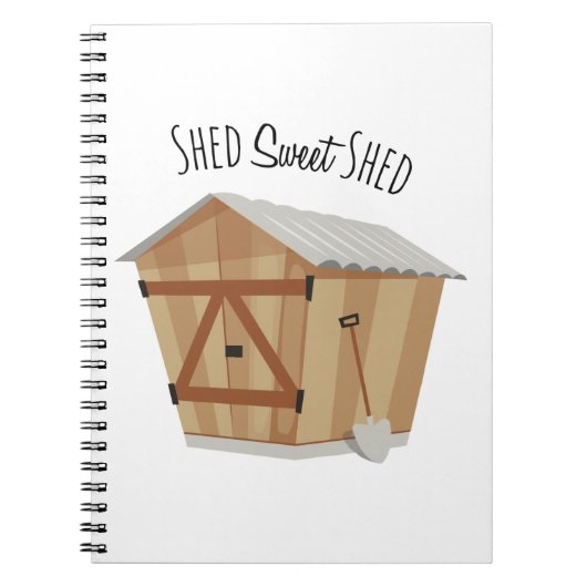 Sweet Shed Notitieboek (Voorkant)