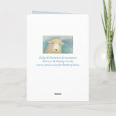 Sweet Sheep Birthday Kaart (Achterkant)