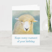 Sweet Sheep Birthday Kaart (Voorkant)