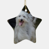 Sweet Sheepdog Keramisch Ornament (Rechts)