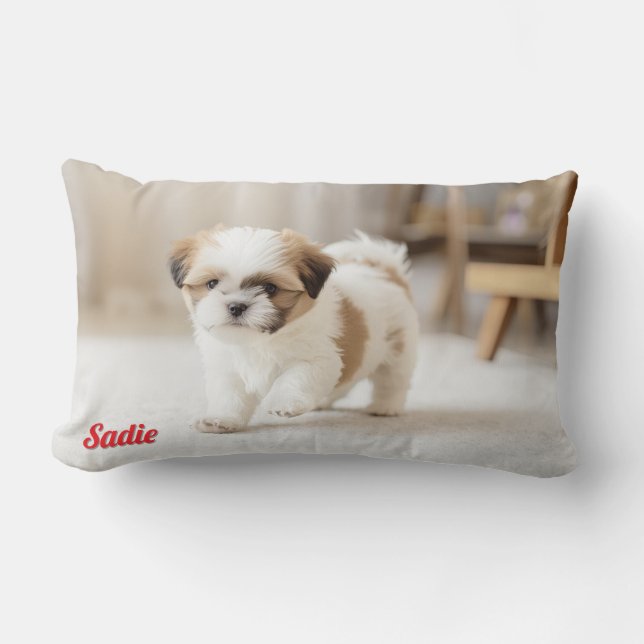 Sweet Shih Tzu gepersonaliseerd Kussen (Voorkant)