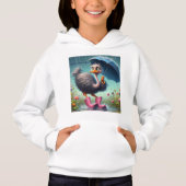 Sweet-shirt Funny Animal voor Meisje (Voorkant)