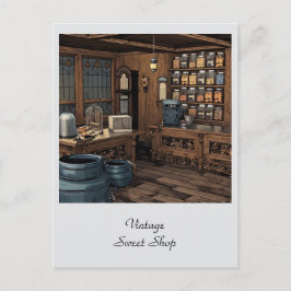  Sweet Shop Algemeen Winkel Persoonlijk Briefkaart