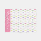 Sweet Shop Ballerinas Persoonlijk Fleece Deken (Voorkant (Horizontaal))