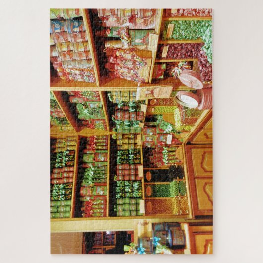 Sweet Shop in Pezenas Frankrijk Legpuzzel (Verticaal)