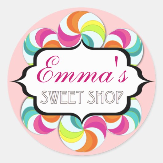 Sweet Shop Lollipop Stickers van Kelly Schwark (Voorkant)
