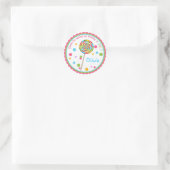 Sweet Shop Lollipop Verjaardag Stickers (Tas)