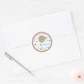 Sweet Shop Lollipop Verjaardag Stickers (Envelop)