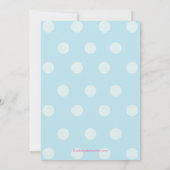 Sweet Shoppe Snoep Birthday Party Invitation Kaart (Achterkant)