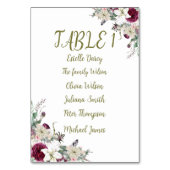 Sweet Shower Autumn Floral Wedding Kaart (Voorkant)