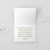 Sweet Shower Spring purple Floral Wedding Feestdagen Kaart (Binnen)