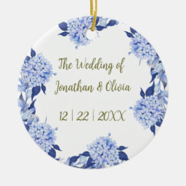 Sweet Shower Spring purple Floral Wedding Keramisch Ornament