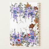 Sweet Shower Spring purple Floral Wedding Planner (Achterkant)