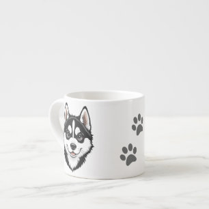 Sweet Siberian Husky Puppy Espresso Kop