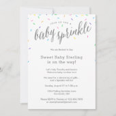 Sweet & Simple Baby Sprinkle Shower-uitnodigingen Kaart (Voorkant)