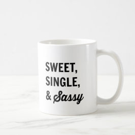 Sweet-, Single- en Sassy Coffee-Mok Koffiemok